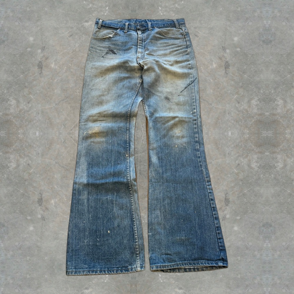 Insane Fade 1970s Flared Denim Jeans